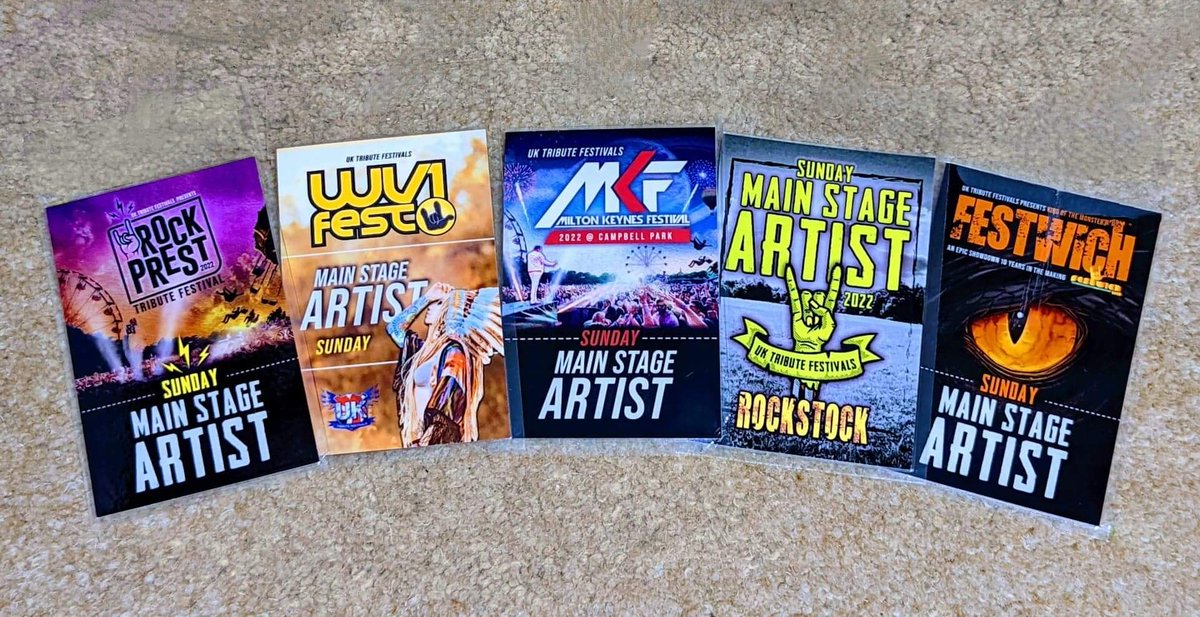 This past year has been amazing @uktributefestivals. Many thanks to Jools Taylor, Sarah Ross, Dawn Louise Price and everyone who make these awesome festivals happen! 😁🤘