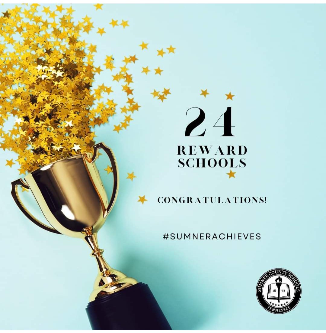Bethpage Elementary is proud to be 1 of 24 Reward Schools in Sumner County! Congratulations everyone for all your hard work!
#sumnerachieves #rewardschool