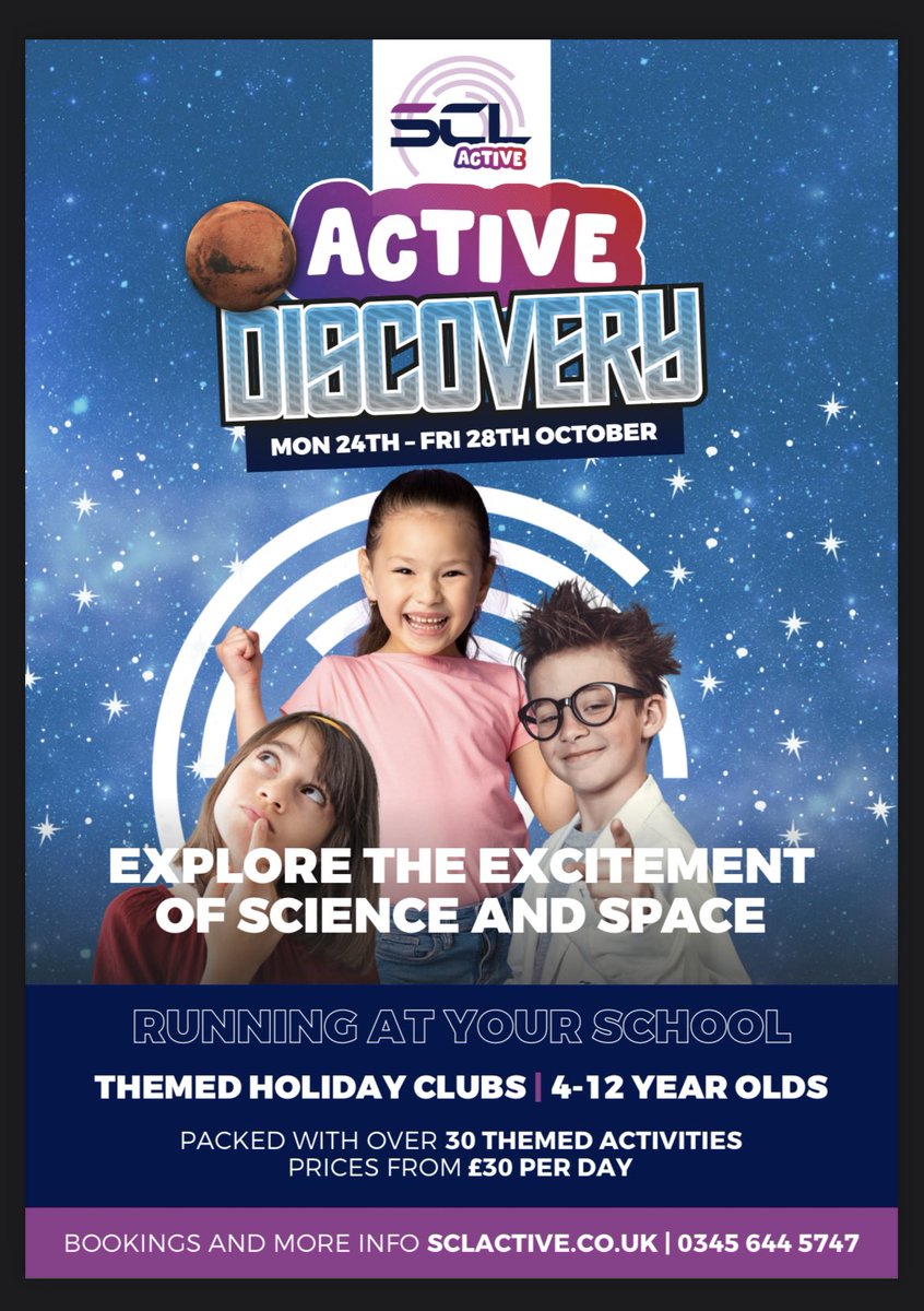 Our holiday club is now booking for October half-term. Follow the ‘Quicklink’ to SCL bookings on our website: stpaulsp.kingston.sch.uk to book your child a place now.