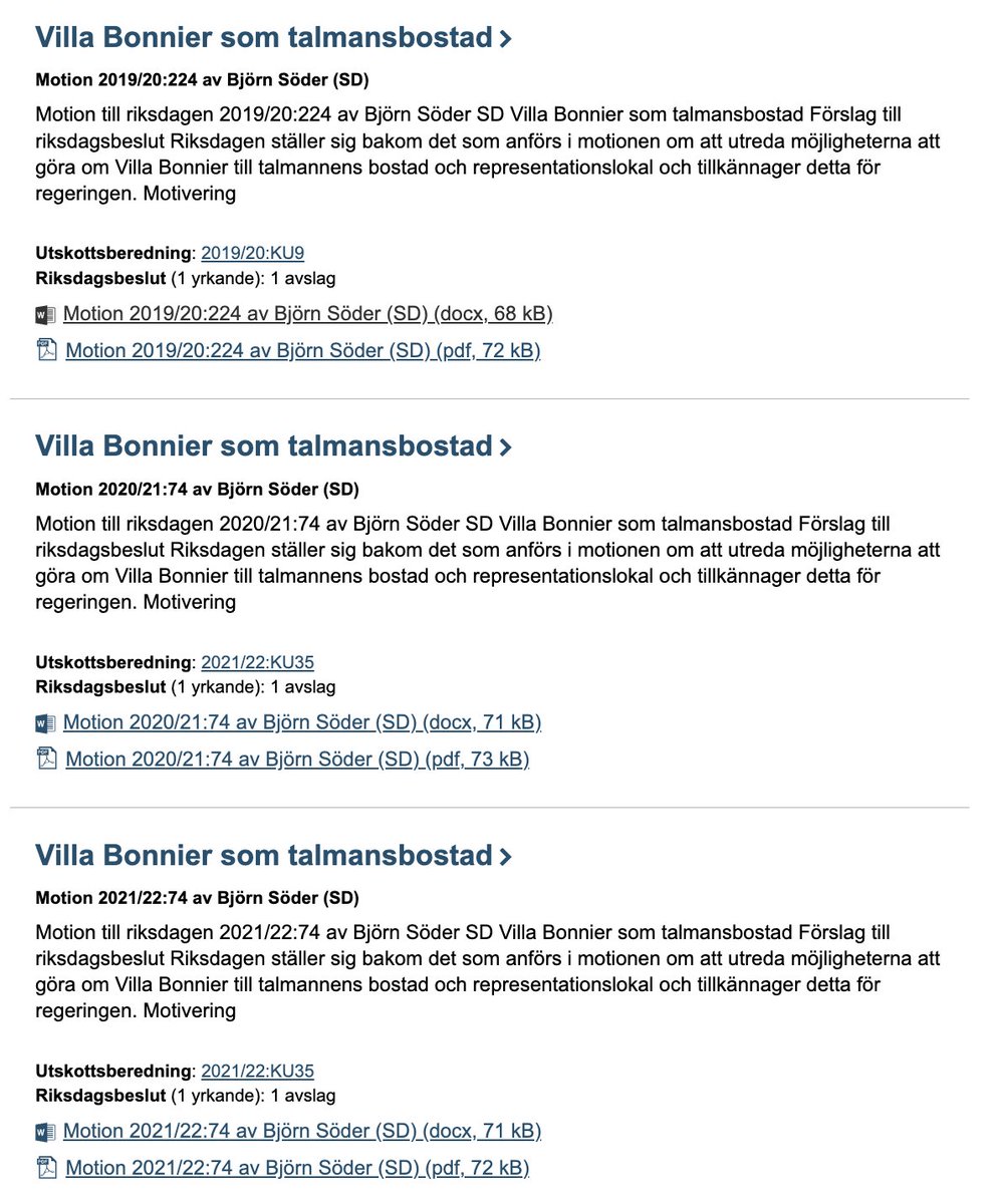 KarlssonMax's tweet photo. @bjornsoder Björn! Viktig fråga! Kommer du att motionera om att få bo i Villa Bonnier igen? https://t.co/wrI9k6PZnK
