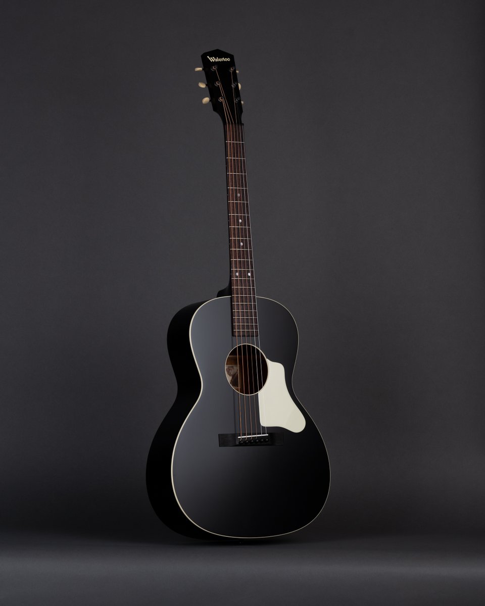 WaterlooGuitars's tweet photo. Our ladder-braced WL-14 in Jet Black. On its way to The Fellowship of Acoustics in the Netherlands.

#handmade #vintagevibes #atx #waterlooguitars https://t.co/bBn4b10B5Y