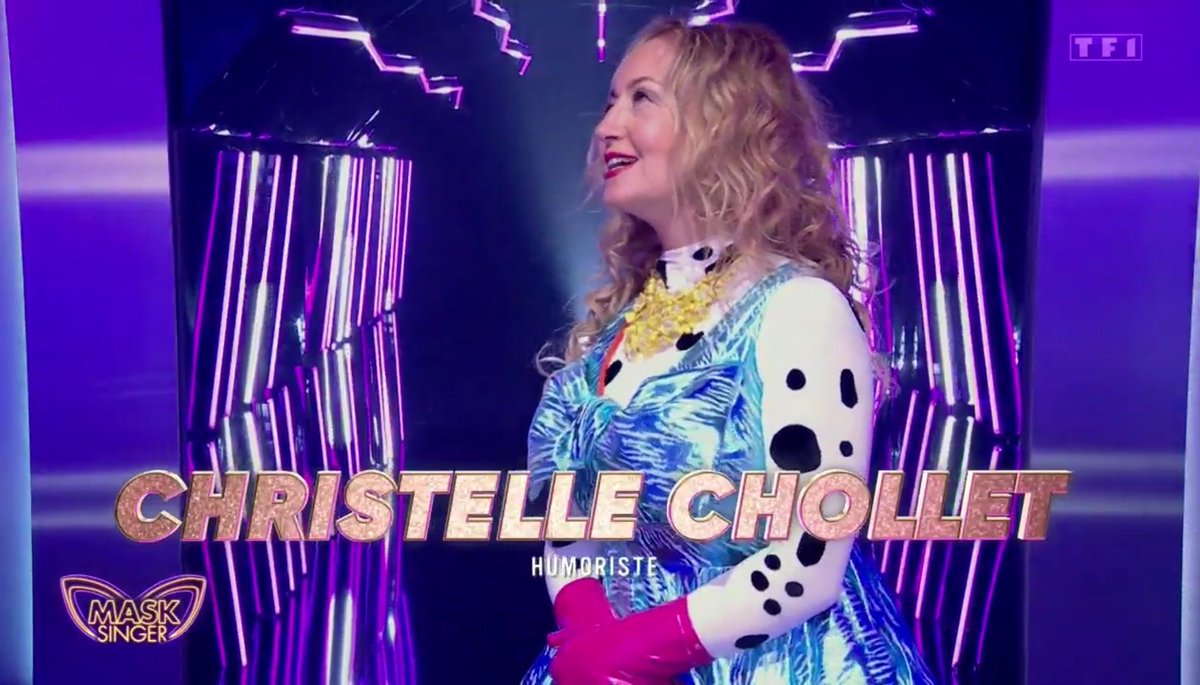 C'était bien <a href="/ChristelChollet/">Christelle Chollet</a> dans le costume de la Dalmatienne ! #MaskSinger