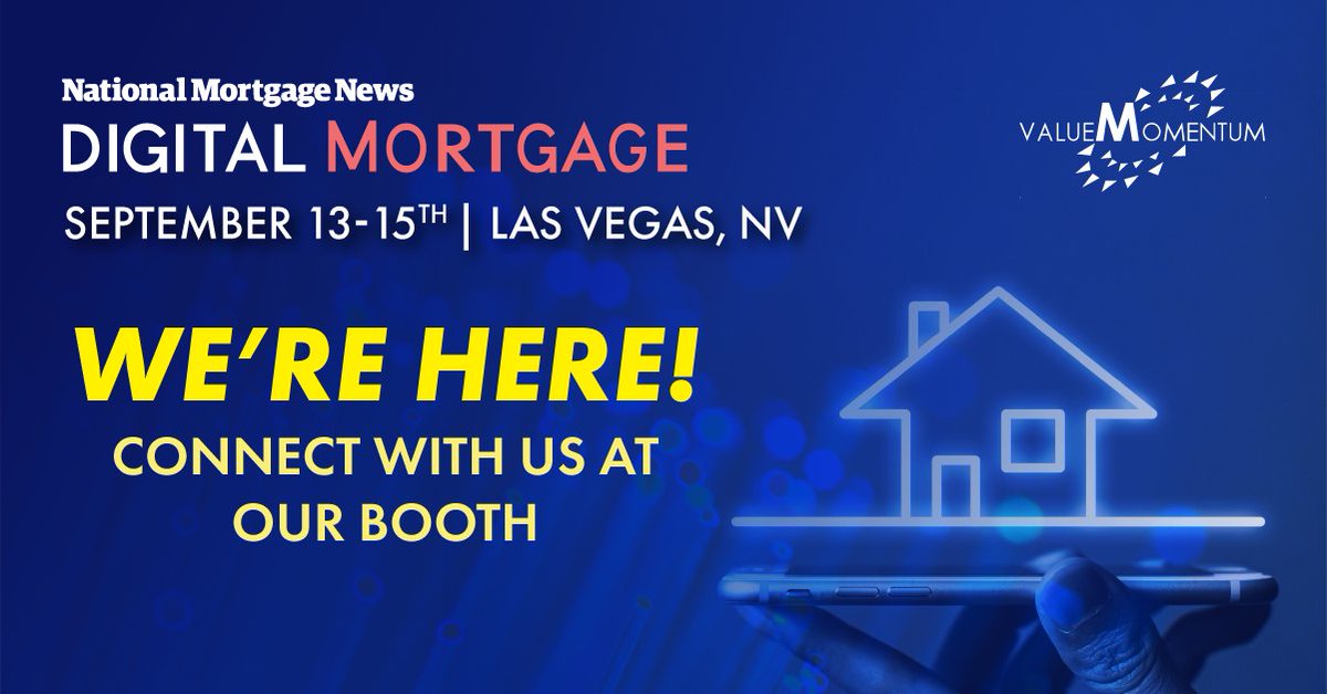 Digital Mortgage is finally here!

We'd love to connect with you there. Please stop by our booth in the Exhibit Hall (located in Paradise Event Center, South)!

#DIGMOEvent  #Insurance #LasVegas