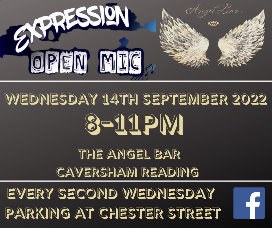 rachredmanmusic's tweet photo. Oh look - Expression Open Mic is back at The Angel Bar in Reading tomorrow evening x #livemusic #openmicuk #tweetingmusician #keepingmusiclive #berkshiremusicscene @Trizz_Streamz https://t.co/OicTdQUIBX