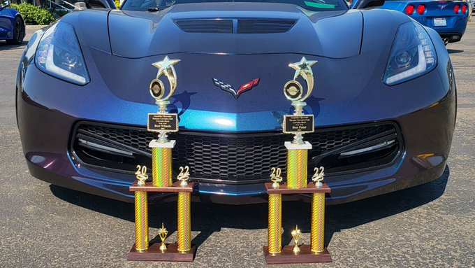 I am so amazed! Both of my cars won specialty trophies this past weekend! 😁 😎 https://t.co/D59J4k9ey