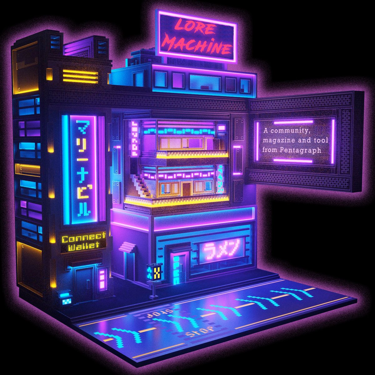 A community that's a magazine that's a grants pool that's a tool probing the outer reaches of AI-powered storytelling from <a href="/Pentagraph_/">Pentagraph 🔥⛰️ 🏰</a> 
 
Step right in to the <a href="/lore_machine/">Lore_Machine</a>! 🤖📜