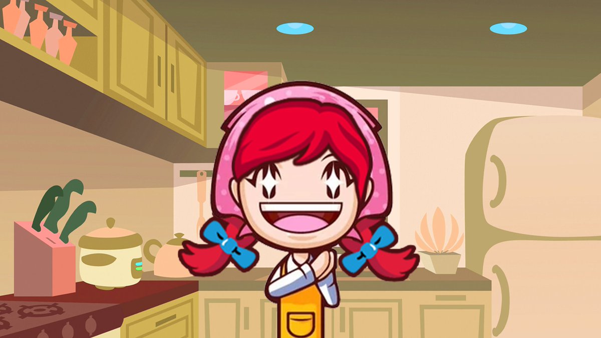 Wendys's tweet photo. We’re back on Twitch playing Cooking Mama to see if our new French Toast Sticks live up to mama’s standards. Come find out https://t.co/P0GZ7DIn5g https://t.co/p9o9SwgxUc