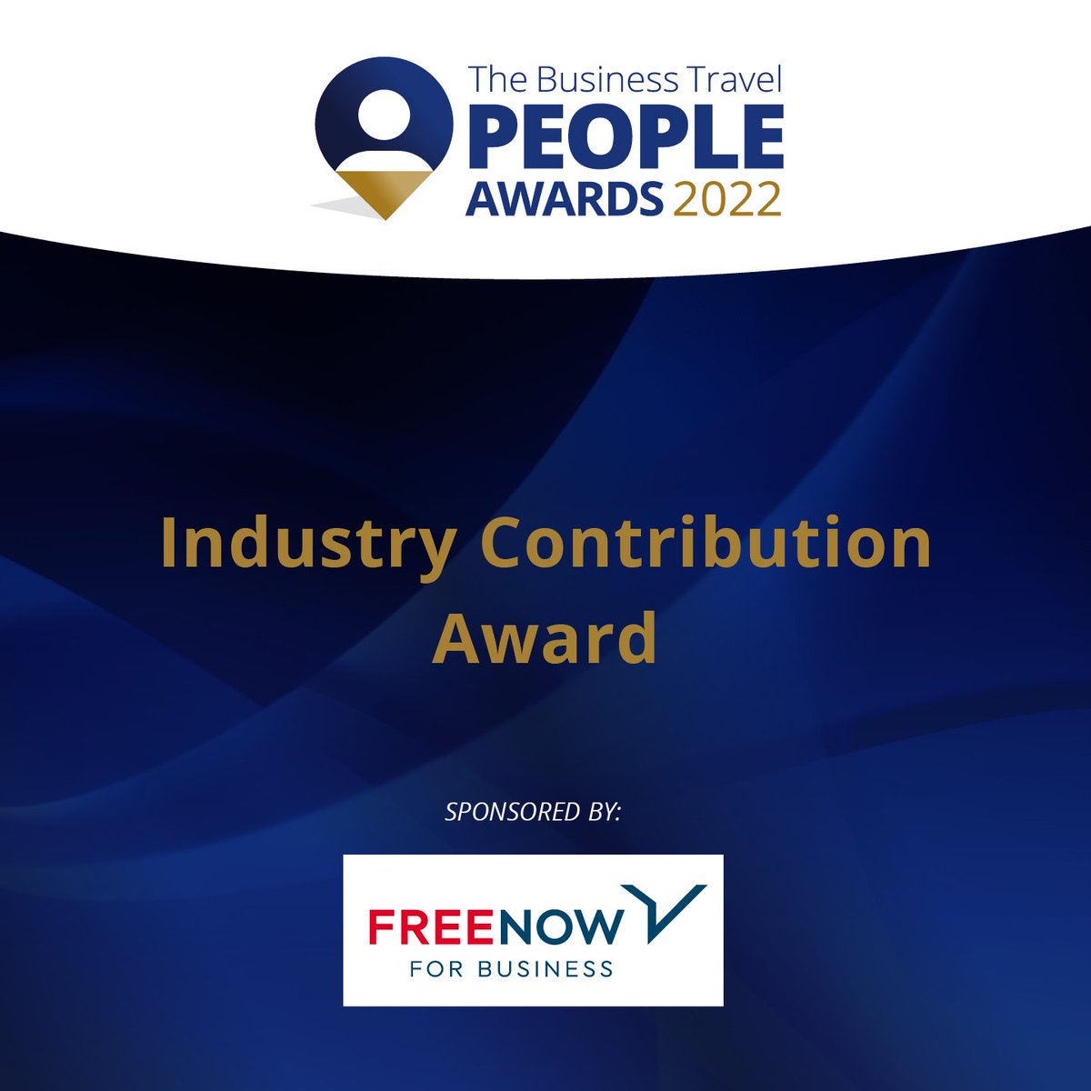 The Industry Contribution Award is kindly sponsored by FREE NOW #TBTPA2022