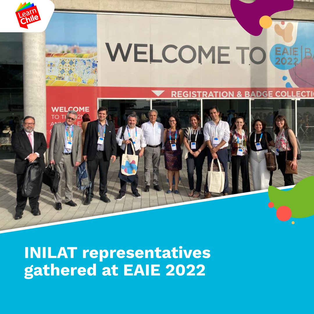 LearnChile's tweet photo. Por primera vez #INILAT, Iniciativa Latinoamericana de internacionalización de la educación superior, sesiona de manera presencial, para seguir fortaleciendo la colaboración académica en la región 🇦🇷 🇧🇷 🇨🇱 🇨🇴 🇲🇽 🇵🇪 #LearnChile en #EAIE2022: https://t.co/FPdEoJKWJA

@TheEAIE https://t.co/UBcw9SQ27W