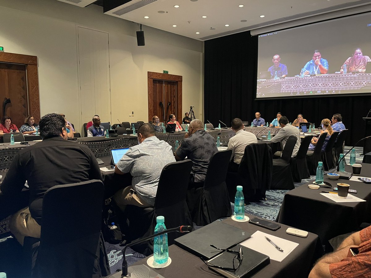 kaih2o's tweet photo. It has been 3 years since the Disaster Managers were last together. Today is the 26th Regional Disaster Managers Meeting!! Chair @SokoVasiti of @FijiNDMO #PacDRR @spc_cps so good to be with our Pacific DRM family 🇦🇺 🇨🇰 🇫🇯 🇫🇲 🇵🇫 🇰🇮 🇲🇭 🇳🇨 🇳🇿 🇵🇼 🇼🇸 🇸🇧 🇹🇴 🇹🇻 🇻🇺 🇼🇫 @ForumSEC https://t.co/cBypRA0QkB