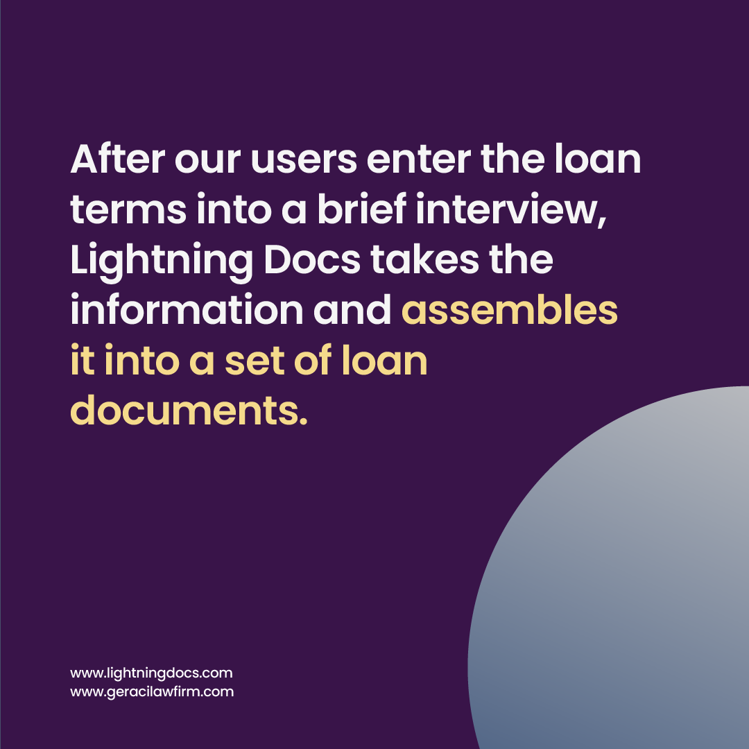 FortraLaw's tweet image. Are you curious how Lightning Docs, the attorney-prepared loan documents you can receive instantly, work? Say no more, fam. 🤝 We&apos;ve got the details below!  

#privatelender #loandocs