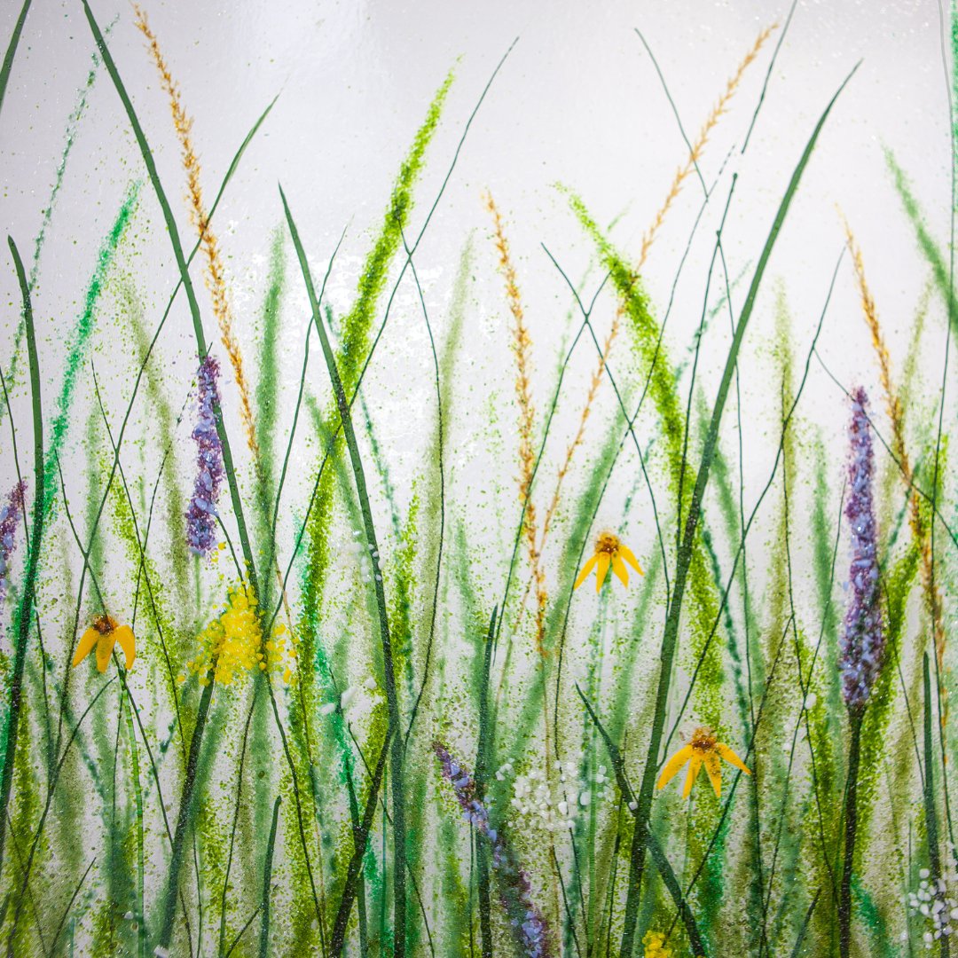 GlassArtDesign_'s tweet photo. If you can dream it, we can fuse it. 🌻🌻🌻

#fusedglass #interiordesign #architecturalglass #architecture #fused #kiln #prairieflowers #minnesotagrown #twincitiesglass https://t.co/4LBSdyFtd6