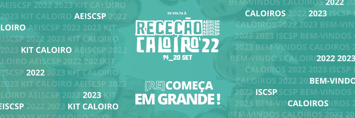 Bem-vindo ao ISCSP! Estás cada vez mais perto de começar o teu caminho na faculdade e a AEISCSP preparou uma semana cheia de surpresas! Fica atento! 👀