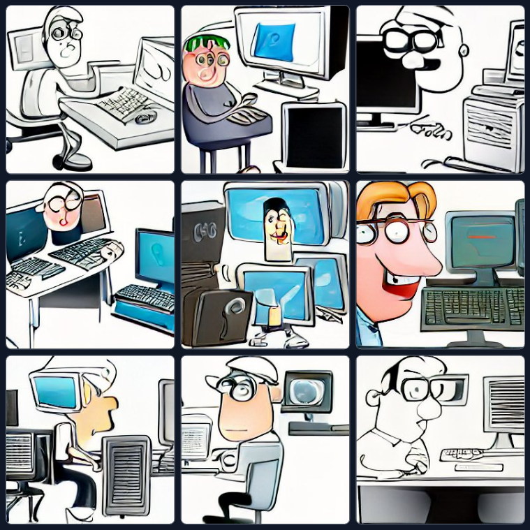 UATGameStudios's tweet photo. The #Gamer #Geek is in his element 2 days in a row now, first for #gaming & now for #Programming. Today the #Gamer #Geek is using #Craiyon to celebrate #DayOfTheProgrammer. Thank you #Programmers for the #gamedev work you do.
#ProgrammersDay #ProgrammersDay2022 #craiyoncreations https://t.co/o8p4tHc123