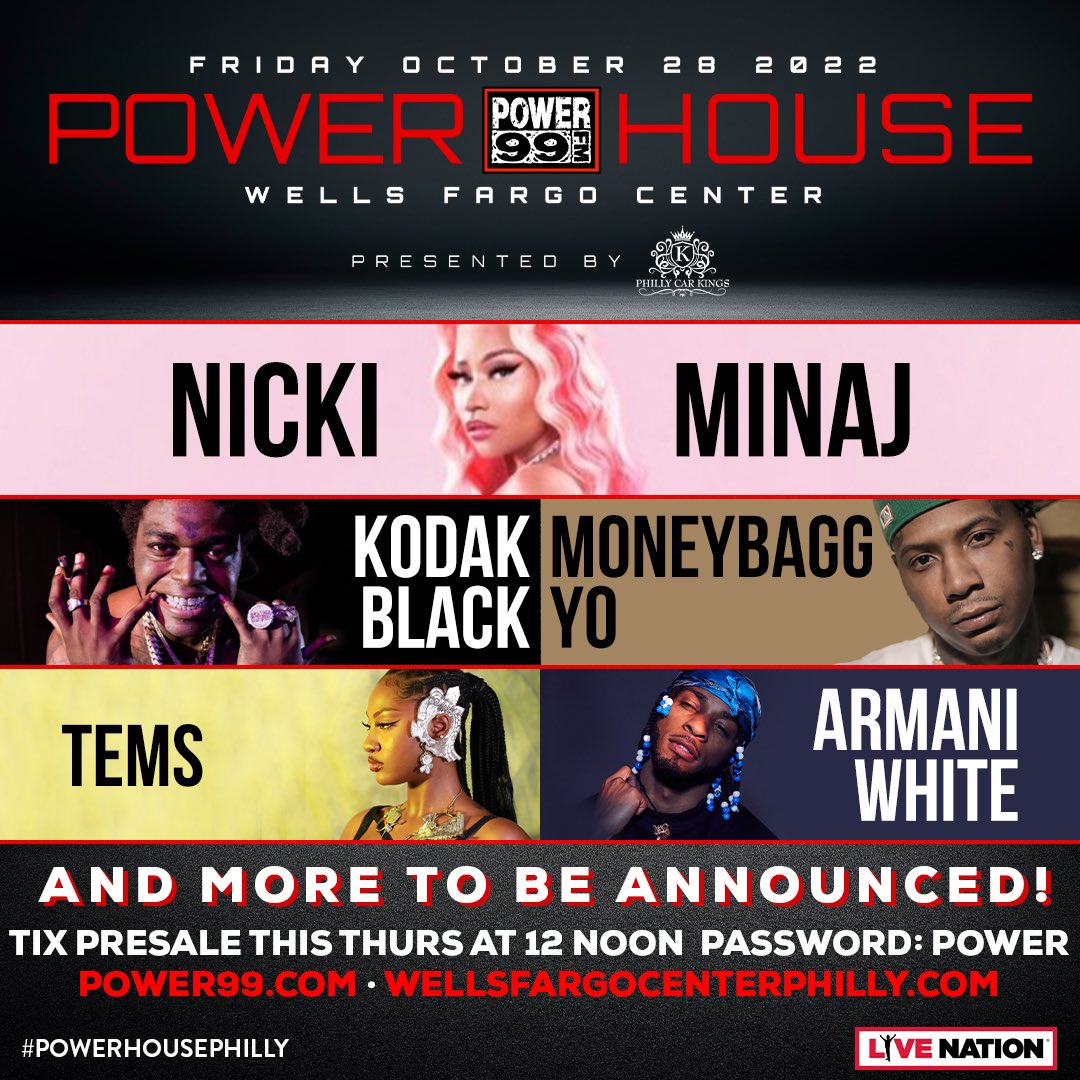 Nicki Minaj on Twitter "RT Power99Philly 🚨IT'S TIME!!🚨 POWERHOUSE
