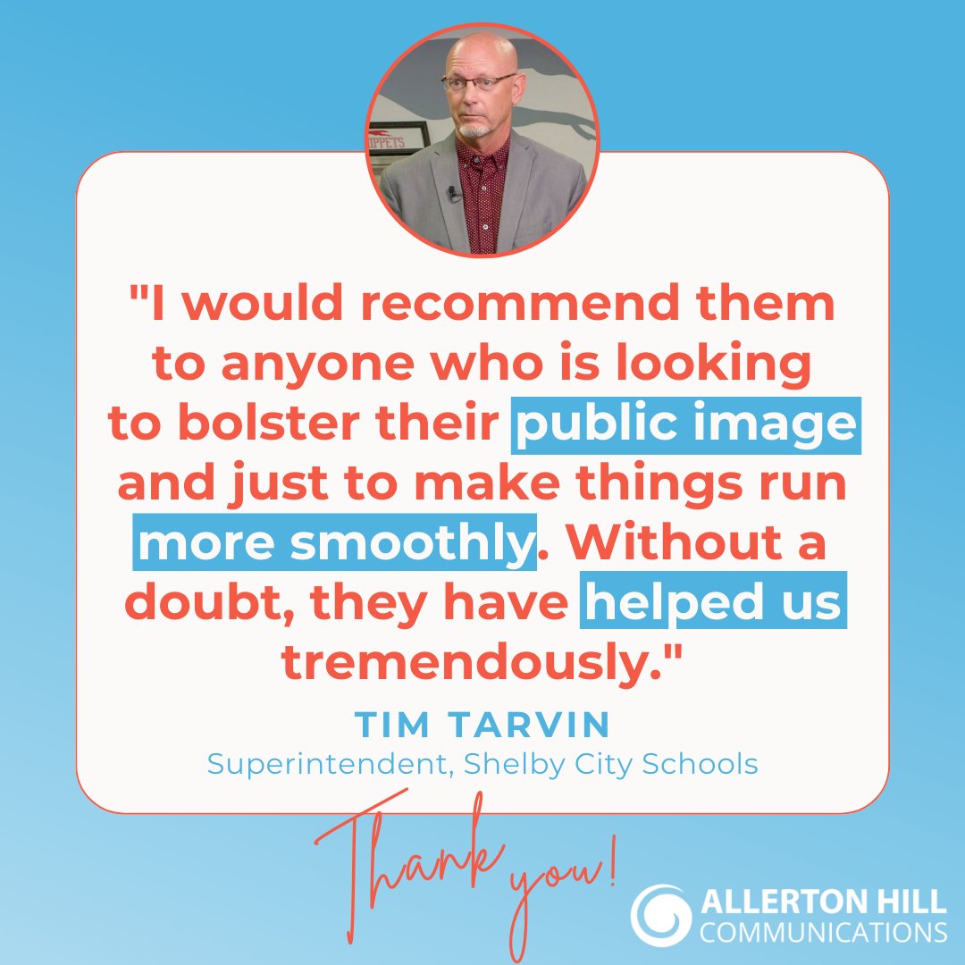 Allerton Hill Communications (@outreach_expert) on Twitter photo School districts need to share their story in a meaningful way. But, it’s hard to do effectively. ➡️ Insert the experts at Allerton Hill. We 💙 partnering with districts like <a href="/shelbywhippets/">Shelby City Schools</a> to support the storytelling, crisis management and everything in between! #WeLoveSchools School districts need to share their story in a meaningful way. But, it’s hard to do effectively. ➡️ Insert the experts at Allerton Hill. We 💙 partnering with districts like <a href="/shelbywhippets/">Shelby City Schools</a> to support the storytelling, crisis management and everything in between! #WeLoveSchools