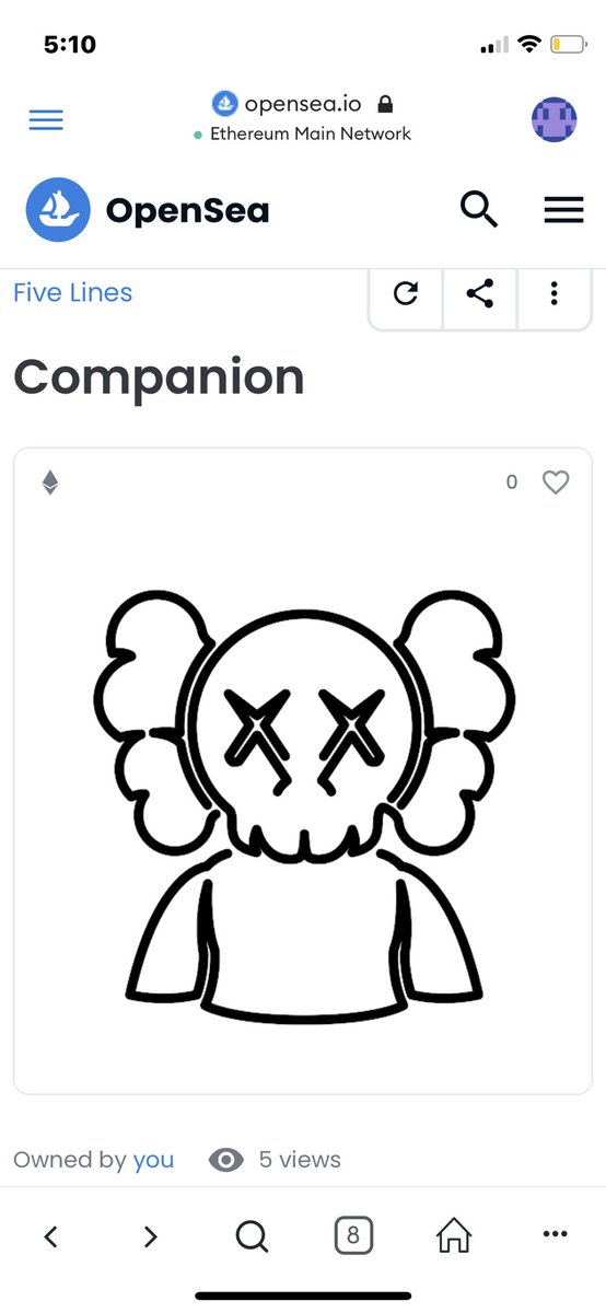 BaronEwor's tweet photo. @JustFiveLines @devonfigures blessed me with this epic 5 line 1/1 of one of the most recognizable artists/brands of the 21st century.
#kaws #oneofoneart #justfivelines #nftart
https://t.co/PRCkpxnfgW https://t.co/0IpCdCS5S8