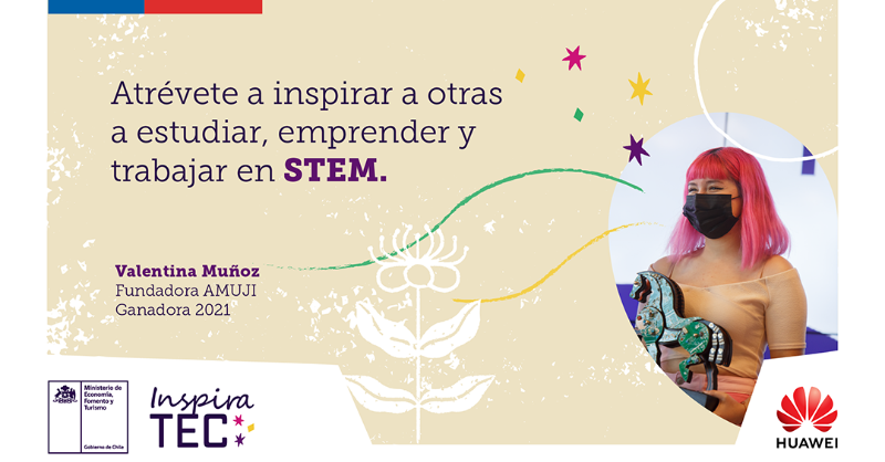 HuaweiLatam's tweet photo. ¡Atención #mujeres en #Chile del área #STEM 👩🔬👩💻!
Queremos reconocer el impacto de tus proyectos y emprendimientos. Postula al Premio #InspiraTEC 💫 organizado por @meconomia y auspiciado por #Huawei hasta el 11 de octubre y sé una inspiración para otras. Revisa las bases 👇.