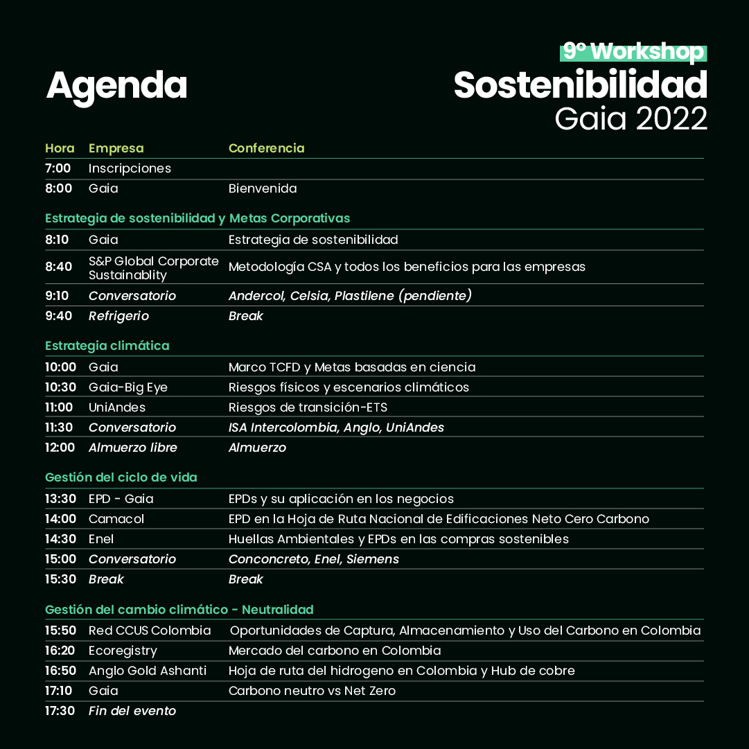 GaiaAmbiente's tweet photo. Cupos limitados. El tiempo⌚️se acaba.

📅 Martes 27 de sep de 2022
⌚ 8:00 a. m. - 6:00 p. m.
📍 Presencial: Gran Salón - Panamericana, Medellín, El Poblado
📍Virtual: Teams

Previa inscripción.

Inscríbete 👉🏾 https://t.co/UzwPV7O6cQ

https://t.co/c2y9QHc757 https://t.co/fgydvs9vkq