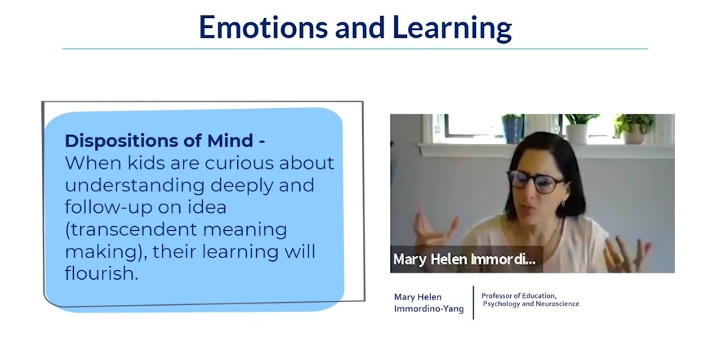 opportunityorg's tweet photo. Emotions affect learning. Hear more about the work of Mary Helen Immordino-Yang and her team @CandleUSC https://t.co/9A7tmfLaAZ #adolescentlearning #WholeChild @SouEcho @MSEducators https://t.co/QKsKkNPaPN