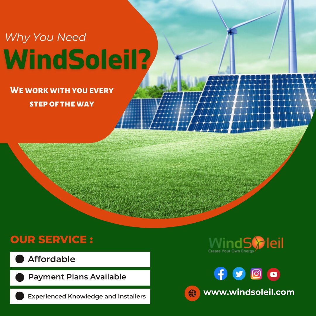 WindSoleil1's tweet photo. WindSoleil provides professional residential and commercial Wind Energy Installation Services in Chicago, Illinois, and throughout the Midwest.

For More👉 https://t.co/558mOEdWd4
Call us today at (888) 944-5765

#solarpanels #solarenergysystem #electricbill  #solarpower https://t.co/8GfBoAsiON