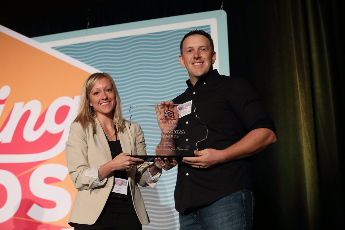 The 2022 HousingIowa Awards recognize innovative Iowa housing initiatives and leaders. Learn about the six projects and leaders honored this year: iowafinance.com/media-center <a href="/premierhousing2/">Premier Housing Management</a> <a href="/iaheartlandhfh/">IA Heartland Habitat</a> <a href="/WillisDady/">Willis Dady Homeless Services</a> <a href="/ShelterHouseIC/">Shelter House</a>