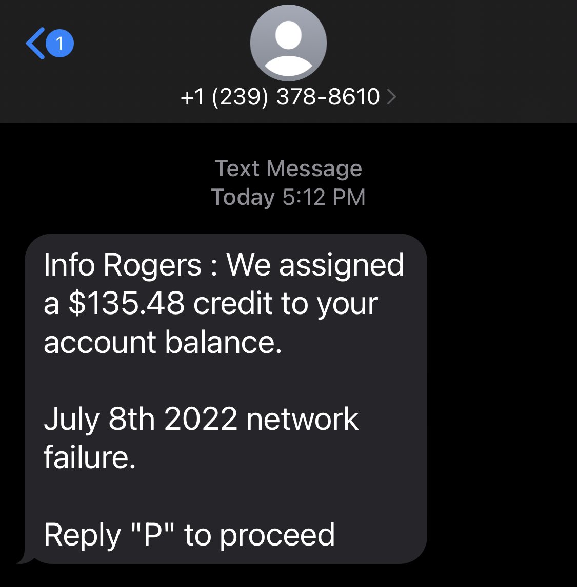 beingunsocialca's tweet photo. @Rogers do you send such messages please? I would #love the #credit though!! 😁 https://t.co/bWI5KZjxNU