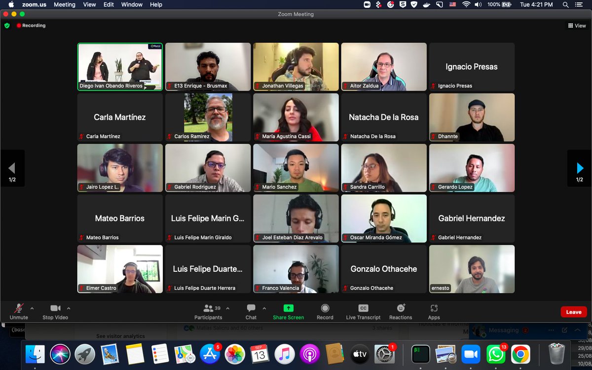 brusmax's tweet photo. Comenzando programa en vivo con el equipo de Platzi entre los panelistas, hablando de #web3, #blockchain y #solidity, que nervios!! https://t.co/OIZ0rr8UKR