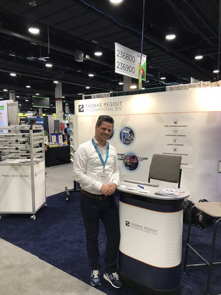 Great to catch up with Dutch manufacturer <a href="/ThomasRegout/">Thomas Regout Int.</a> at #IMTS2022. Catch the Maastricht-based manufacturer in Chicago at booth number 236994.