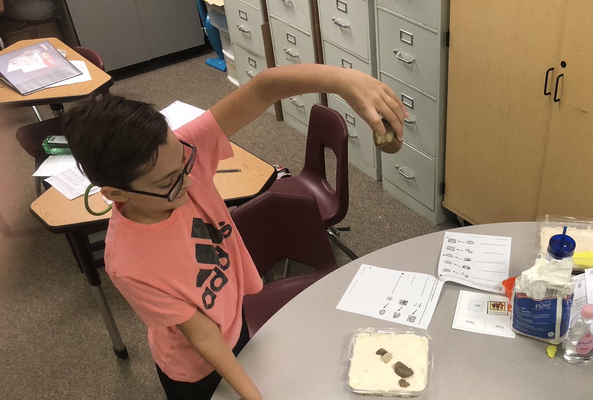 MLPotter1234's tweet photo. We made some craters this week. #TMScreators TMScommunicators @DeveMonticone @MsGraham_TMS @amln21 @HumbleISD_TMS https://t.co/RBmioR3V09