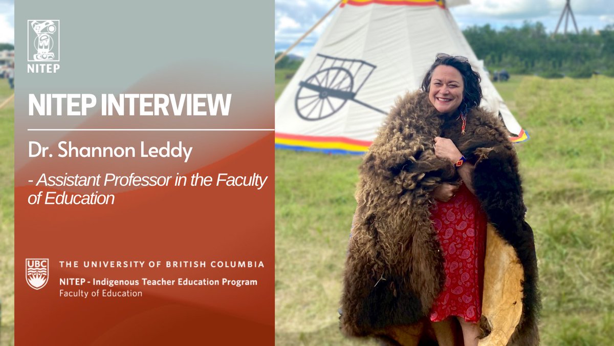 Faculty Stories: Dr. Shannon Leddy- Assistant Professor in the Faculty of Education nitep.educ.ubc.ca/faculty-storie…