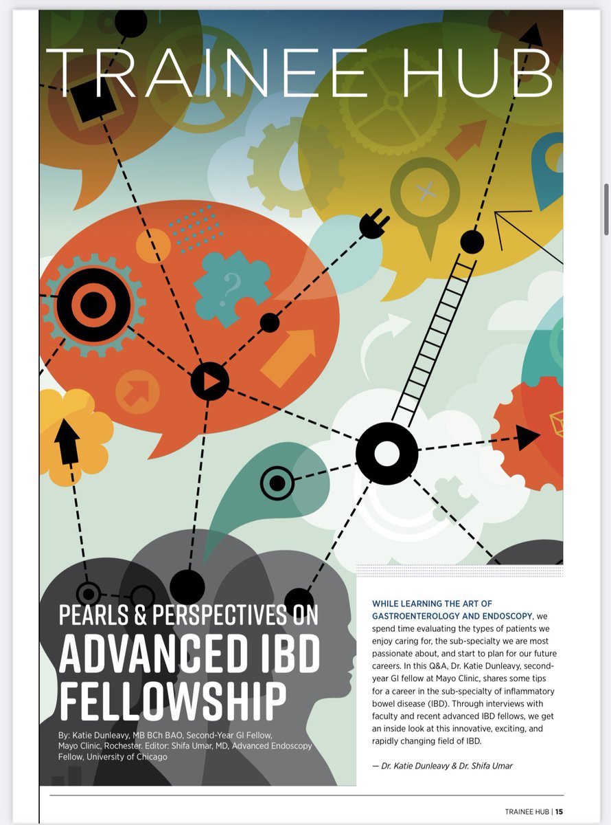 dunleavy_katie's tweet photo. 📣 Calling all future #IBD fellows! 

🍁 Check out our new article in the FALL issue of #ACGMagazine @AmCollegeGastro 

Big thank you to our incredible faculty and fellows for their insightful, entertaining and inspiring advice! #BOOM 🔥🫶🏻🌟

⬇️ MUST DO’S for #IBD fellowship! 1/ https://t.co/asHPPXFJQp