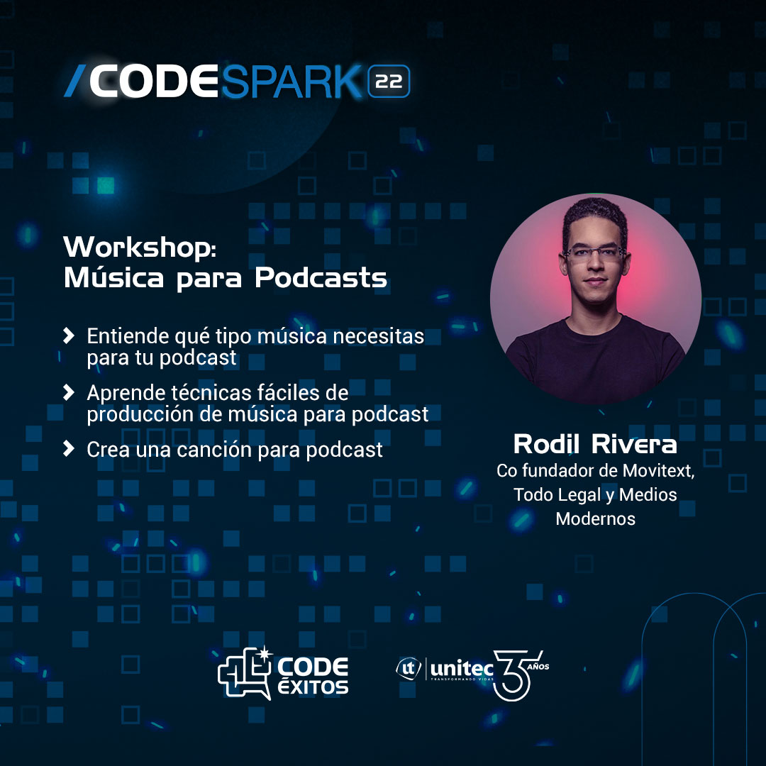 codexitos's tweet photo. ¡Únete a nuestras sesiones y talleres!

Aprende 💡
Construye 💪
Conecta 🤝

Tecnologías exponenciales, podcast y ¡mucho más! 

Agenda tus sesiones y talleres, recuerda que todas son CUPOS LIMITADO. 

No te quedas sin asistir - Regístrate YA 🚀: https://t.co/c6AB2yfjTp https://t.co/ozhEHJRevP
