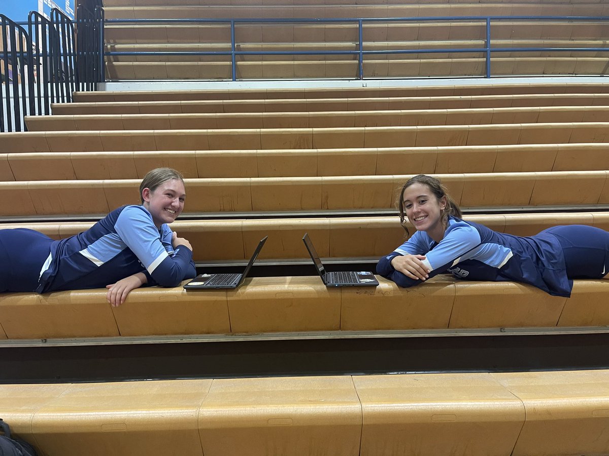 dgsvball's tweet photo. Can you say….STUDENT-athlete? 📚💻 always working to be the best on and off the court! #dgspride https://t.co/5mMuxmcAkt
