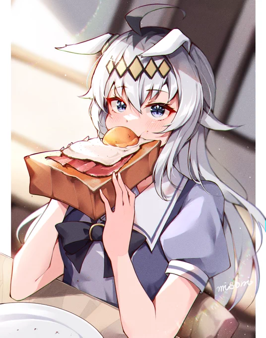 [好きなんだ、月見が]#ウマ娘 #オグリキャップ 