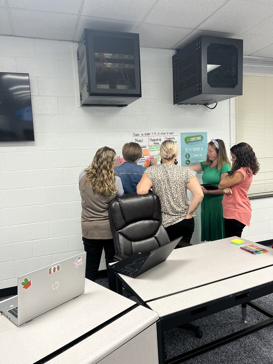 ReThinkBetsy's tweet image. What a day with @BeaufortCoSchNC for #NCRethinkEd PD on the Blend Model. Loved our time with these dynamic educators. How can the #intersectionality of the blended learning models fit the needs of your PSU? Let Rethink help!#teacherleaders #intentionalityiscritical @NCRethinkEd