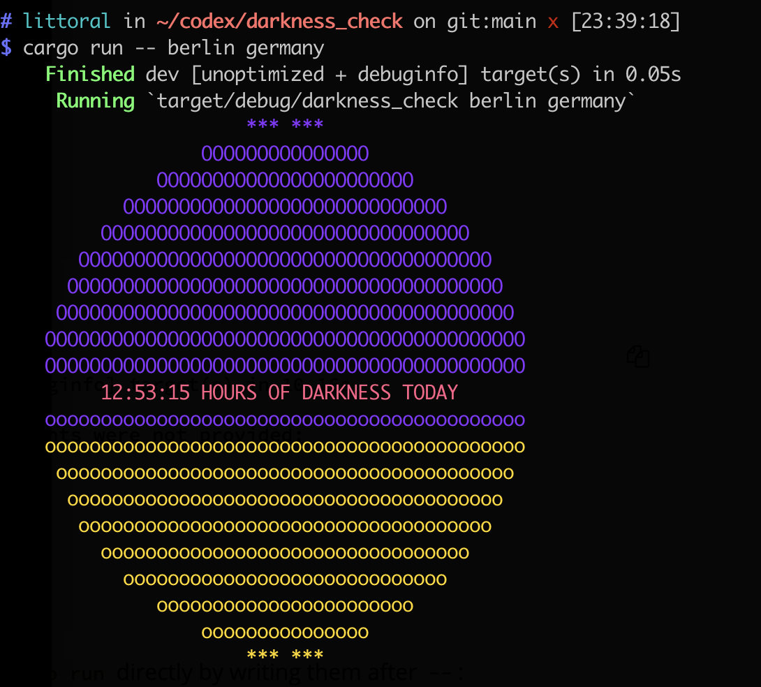 typefree_terror's tweet photo. my first rust cli, brought to you by two api calls, terrible error handling, and living in berlin https://t.co/jZBQF7qSON