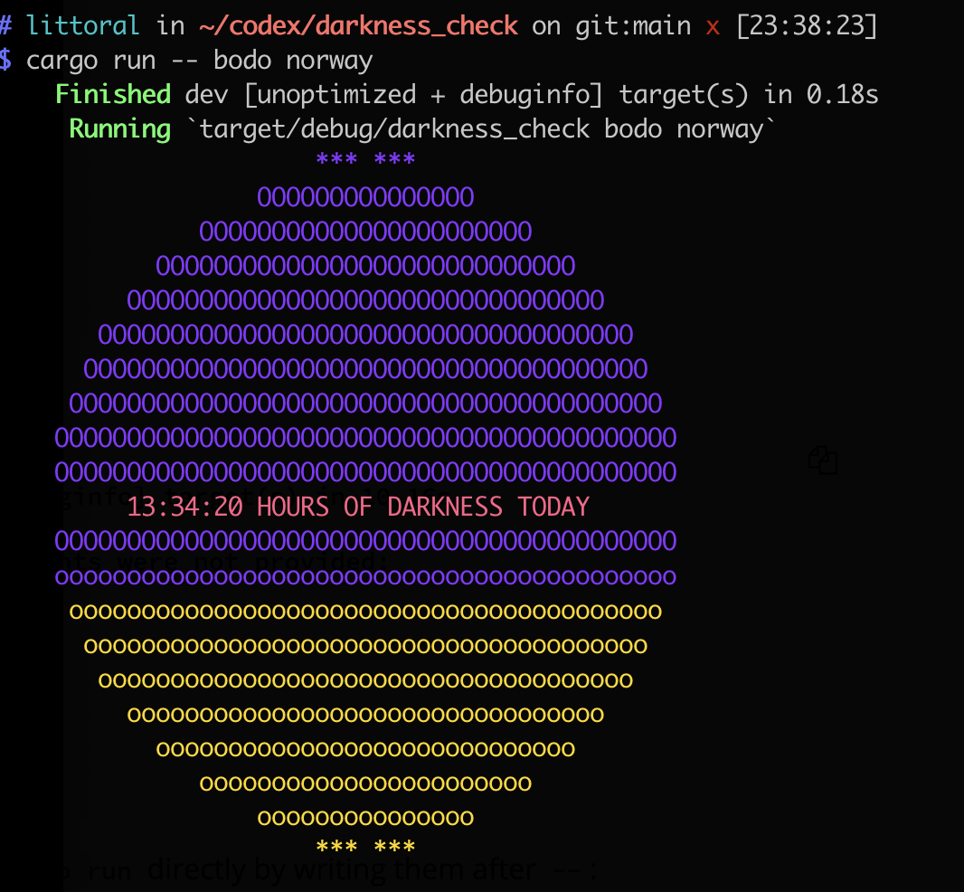 typefree_terror's tweet photo. my first rust cli, brought to you by two api calls, terrible error handling, and living in berlin https://t.co/jZBQF7qSON