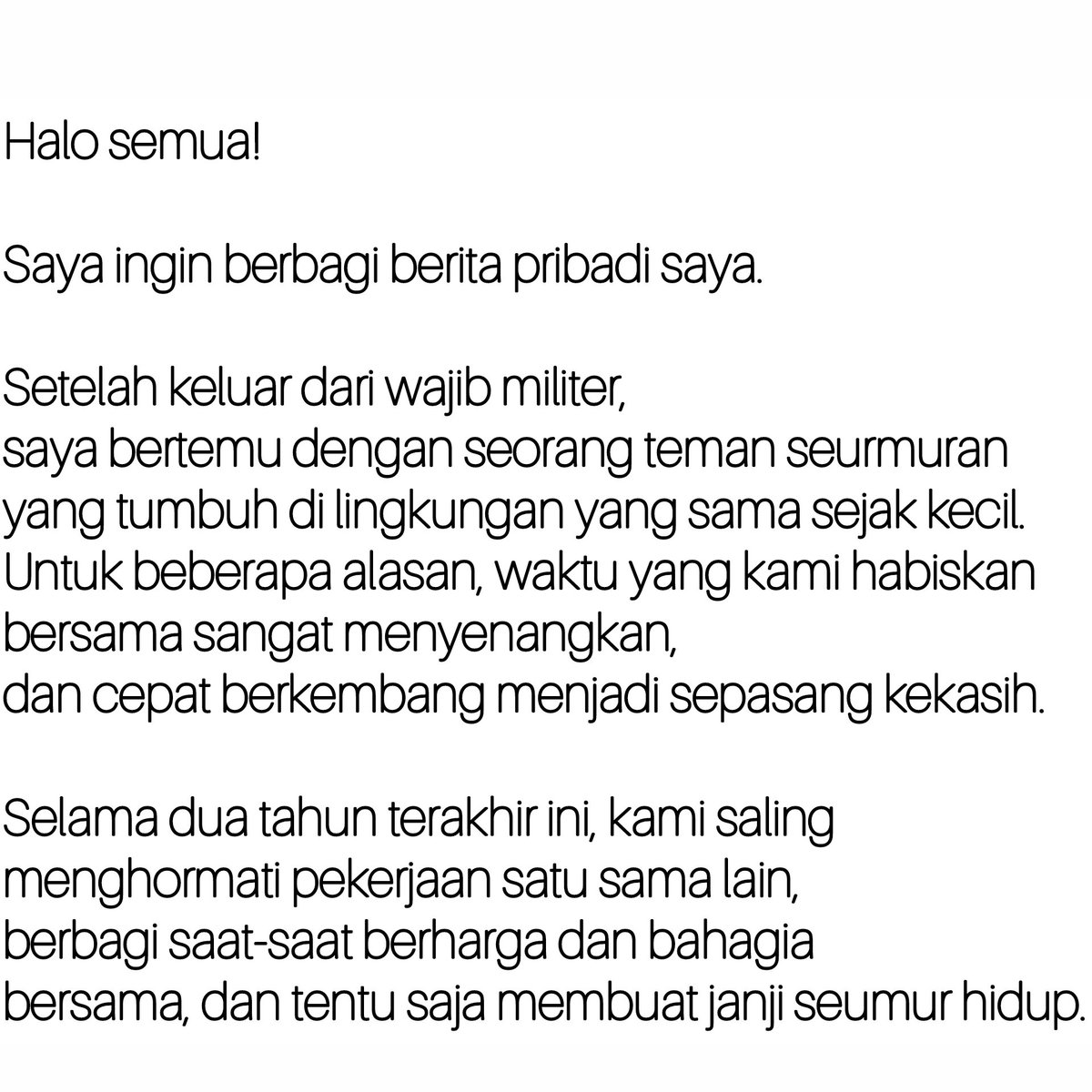 foraomgID's tweet photo. kurang lebih begini kali ya...
Selamat @satgotloco 😍💐
Mari kondangan di musim gugur ini yeorobun 😆 https://t.co/sT2iLMXhDj