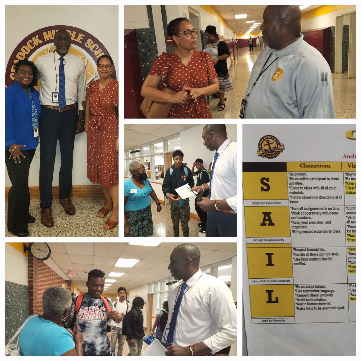 Do you know your schoolwide matrix? Principal <a href="/CradockMS/">Cradock Middle School</a> is confident that his students and staff will win the challenge everytime! What about you? .<a href="/PortsVASchools/">Portsmouth Schools</a> .<a href="/ebracyPPS/">Dr. Elie Bracy III</a> .@mcromartieEdD #YRPShines22 #Ppsshines