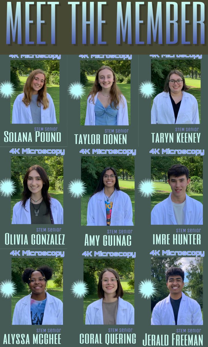 4kStem's tweet photo. Meet our new 4k team! We have big plans for this year, and we’re excited to keep you guys updated. 🦠🥼🧬
@STEMcha 

#4KSTEM #4kmicroscope #science #biology https://t.co/nmG0x8Yfqx