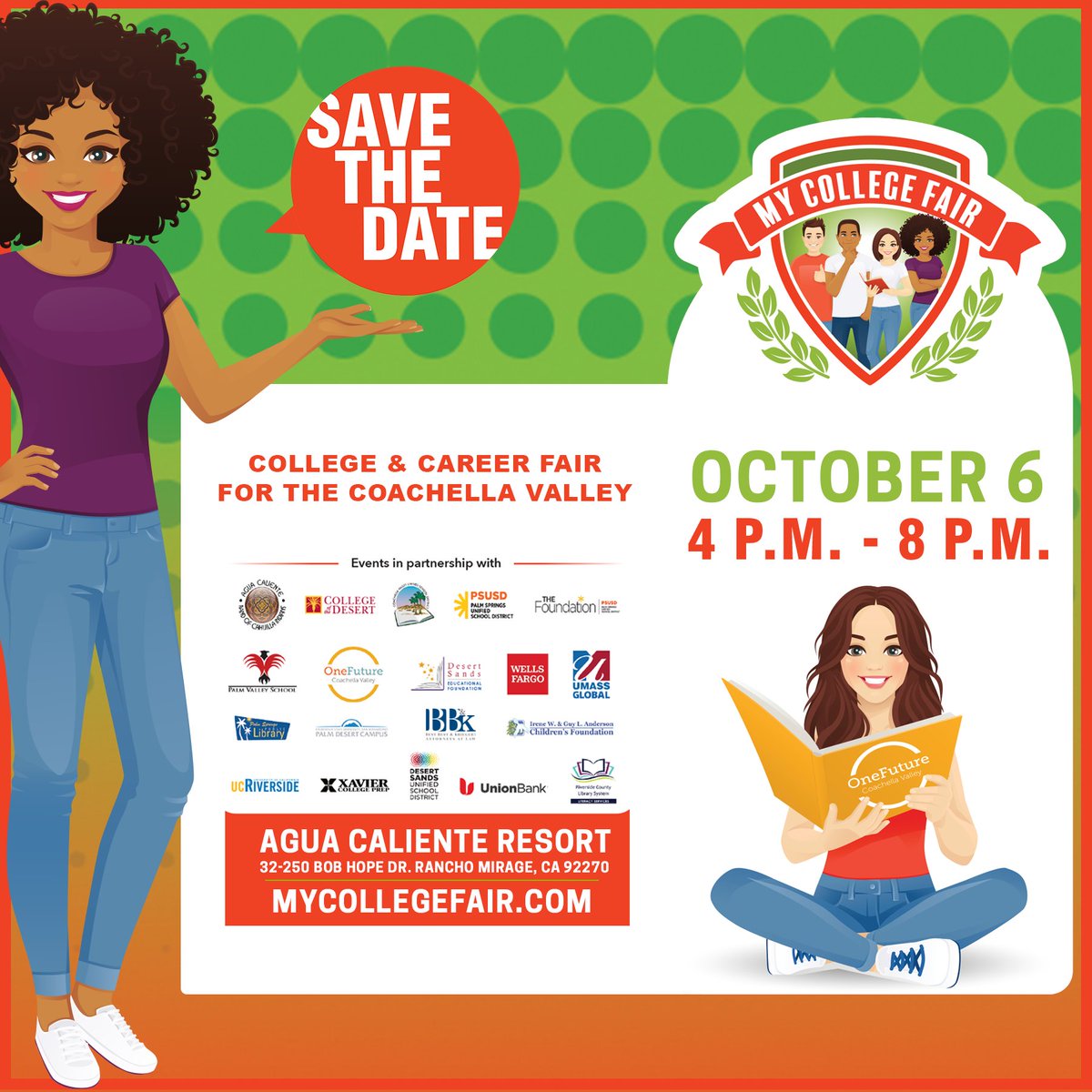 PdcmsP's tweet photo. @pdcmspanthers October 6th is the College & Career Fair for the Coachella Valley! Join us from 4-8PM
#pdcmspride #pdcmsavid #DSUSD #dsusdavid https://t.co/5BfNZEgpfG