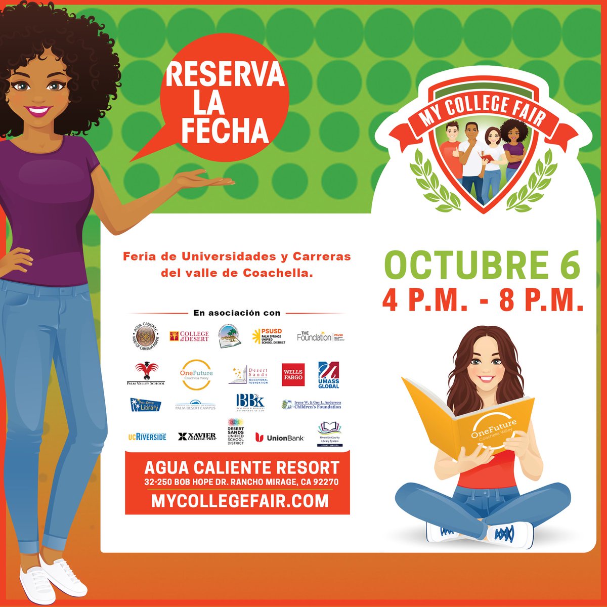 PdcmsP's tweet photo. @pdcmspanthers October 6th is the College & Career Fair for the Coachella Valley! Join us from 4-8PM
#pdcmspride #pdcmsavid #DSUSD #dsusdavid https://t.co/5BfNZEgpfG
