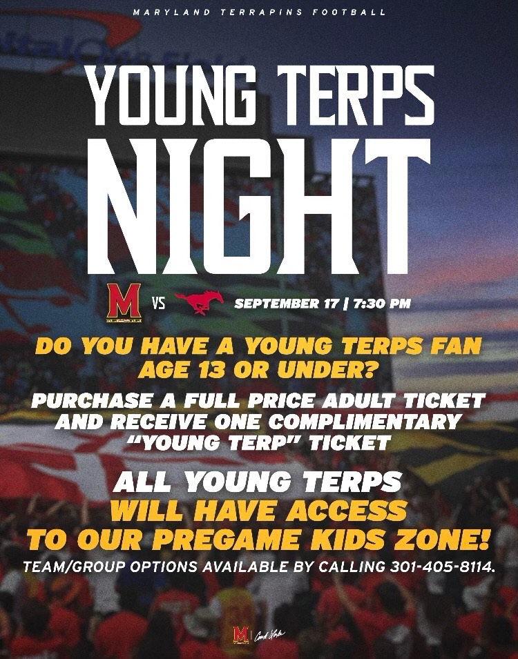umterps's tweet image. The Shell, let's fill it.

Saturday is Young Terps Night! 

More: ter.ps/104b