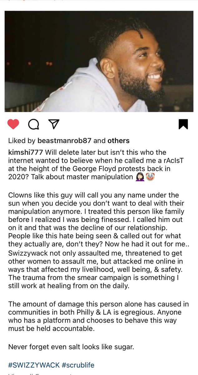 cookieekawaii's tweet photo. Jordan Safford also known as Dj Swizzymack is a abuser/ rapist from philly who’s signed to Maddecent .. Diplo music label another well known abuser …
Since he’s come out of hiding and is talking about receipts I decided to post these again https://t.co/pxSPM7zd3g