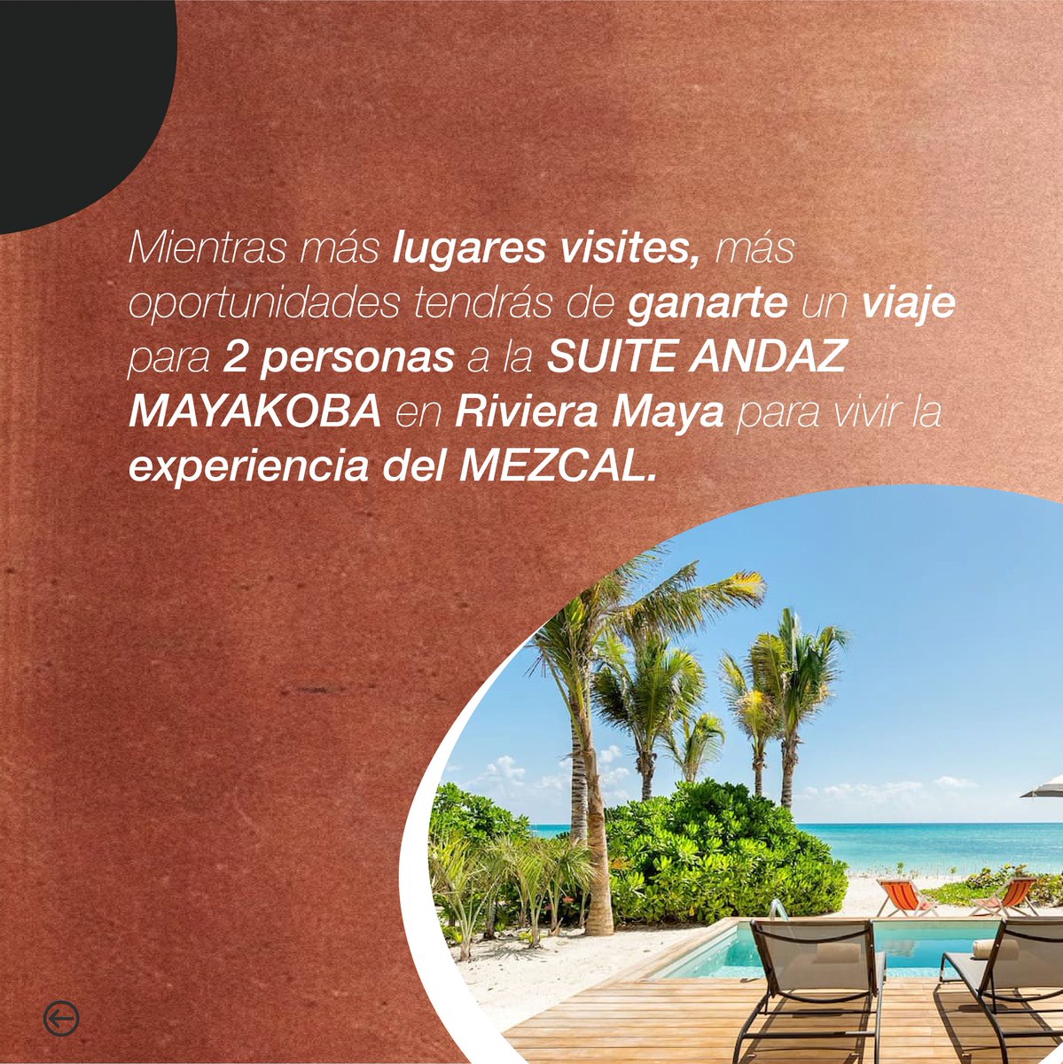 ojodetigremezc's tweet photo. #MezcalWeek te lleva a la #RivieraMaya, ¡gana una experiencia de mezcal y playa al hotel Andaz Mayakoba!  ✈️🏝

Hotel y vuelo incluido 😉

Promoción valida solo para México. https://t.co/3Qg1KoXct6