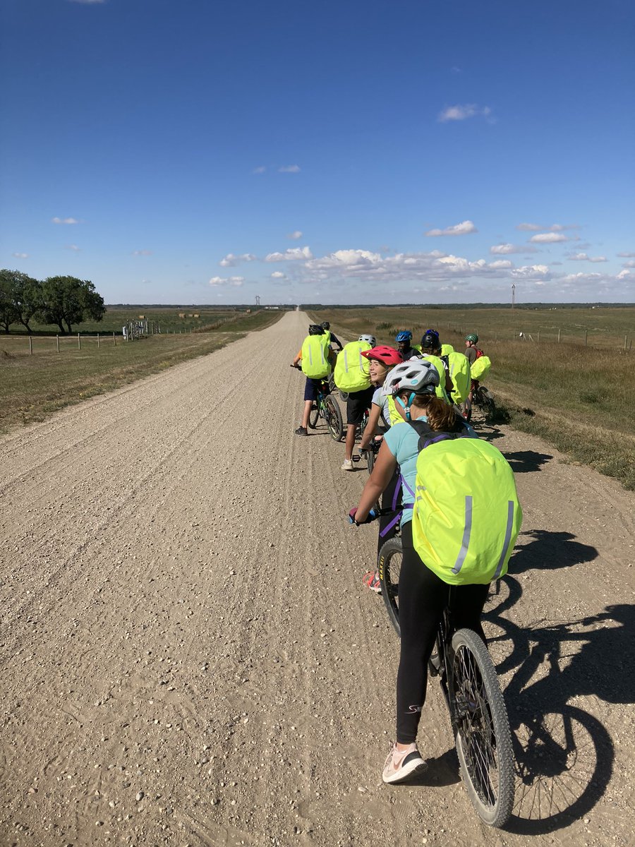 It was a great couple days at St. Volodymyr Camp!  21km one way! Wind in our faces the entire way back. 😅. <a href="/StoonPubSchools/">Saskatoon Public Schools</a> <a href="/MontgomeryElem1/">Montgomery Elementary School</a>