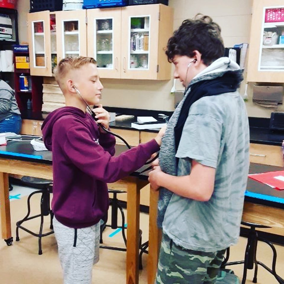 CWMS_office's tweet image. Did you know CWMS is a STEM School?  Our students practiced taking vital signs in our Medical Detectives class and students discovered Newton’s Laws of Motion in our Flight and Space class this week. 🩺🩻🚀✈️ #STEM #CWway