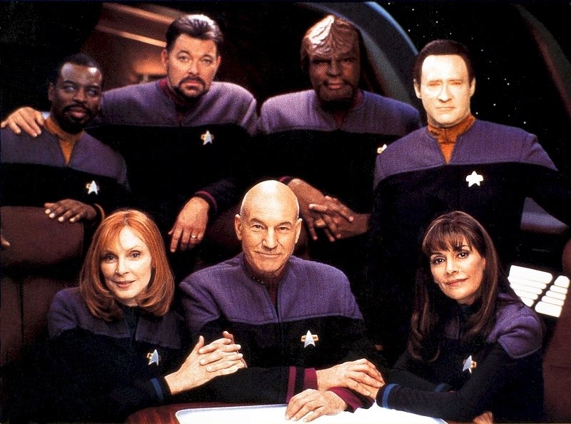 RED ALERT! TNG cast reunion at #NYCC! (And me!) Come see our panel where we’ll talk in depth about Worf’s glorious white beard! #StarTrek
