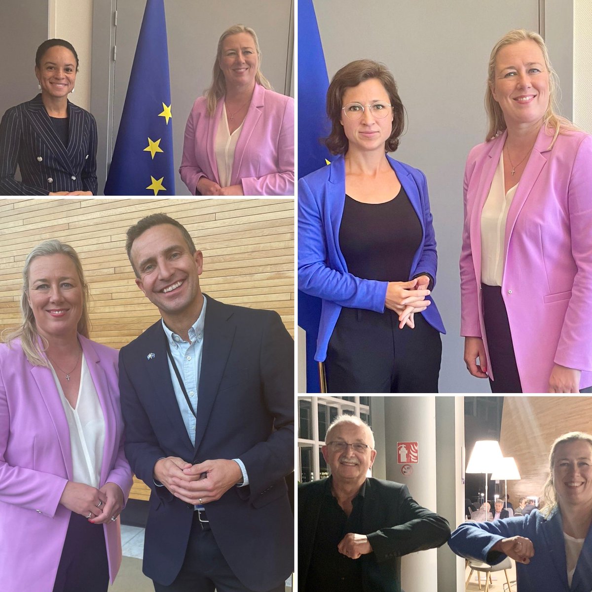 JuttaUrpilainen's tweet photo. #EPlenary back in business!
Useful catch-ups with @EP_Development chair @tomastobe and @TheProgressives coordination @UdoBullmann.
Also exchanged with @HNeumannMEP on her upcoming report on 🇪🇺 Guidelines for #HumanRights defenders and @samiraraf on #OCTs and youth engagement. https://t.co/WKyz87sG8w